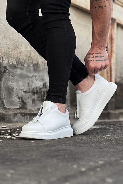 Wagoon Ανδρικά casual παπούτσια Wg010 White Skin