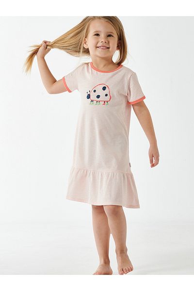Schiesser Nachthemd Natural Love Organic Cotton Nacht-hemd Schlafmode Sleepwear