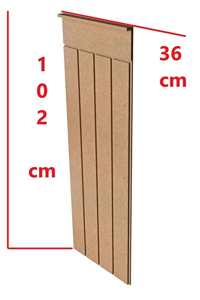 Renklendir Hayatını Dekoratif Duvar Paneli (Ölçü Seçimli) Boyanabilir Ahşap 8...
