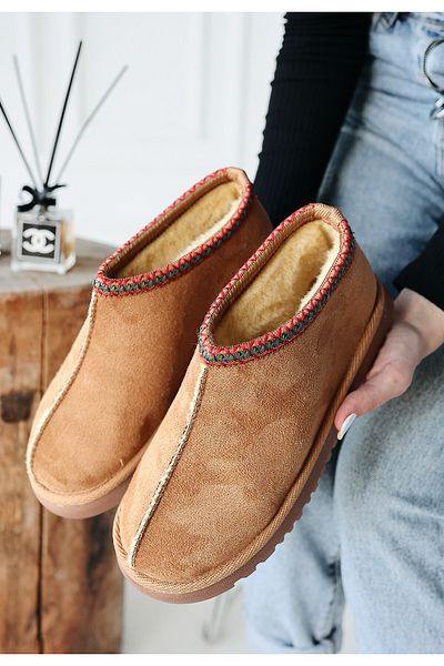 Fulu Jill Tan Suede Boots