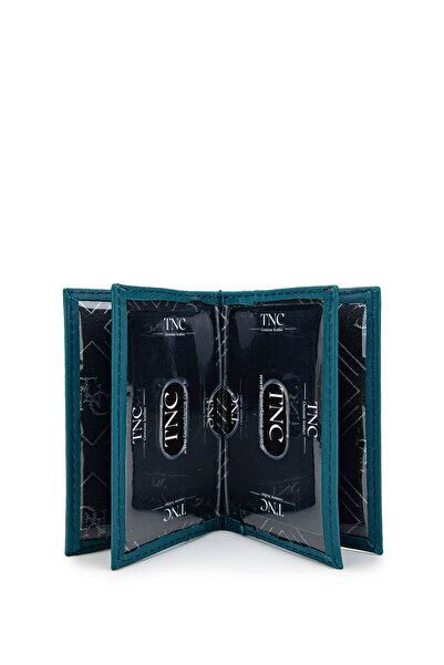 Tamer Tanca Θήκη κάρτας Unisex από γνήσιο δέρμα βενζίνης