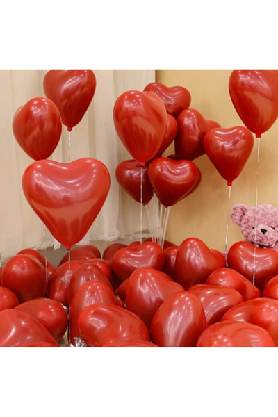 BALON DİYARI بالون لاند بالون لاتكس عالي الجودة على شكل قلب 15 قطعة