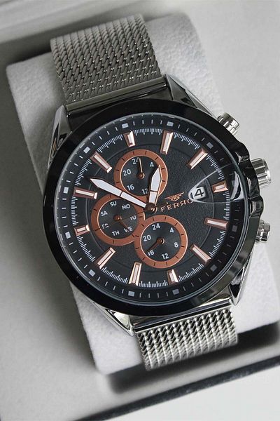 FERRO Fm31306J2 Men's Watch with Steel Mesh Band