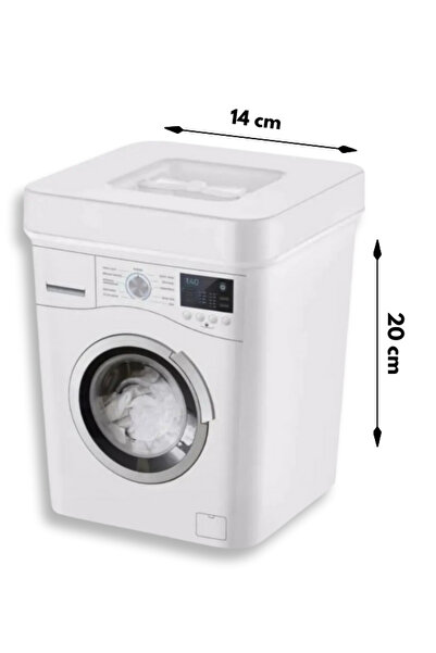 Genel Markalar Deterjan Kutusu 2’li Set – 3.5 Litre Kapasiteli, Beyaz Ve Renkliler Için Ayrı Saklama Çözümü