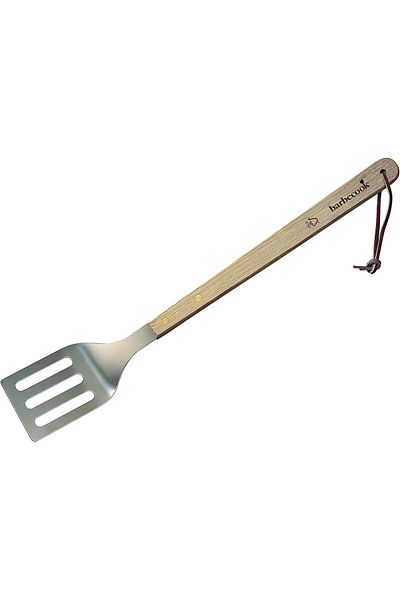 STOREMAX 46 cm Stainless Steel Spatula with Wooden Handle 646268