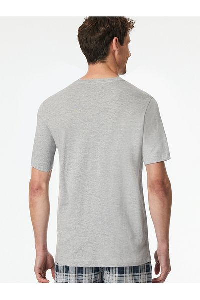 Schiesser Pyjamaoberteil T-shirt - Mix Relax Schlaf-oberteil Nachthemd Sleepshirt