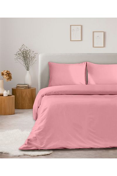 Evim 100% Cotton Akfil Duvet Cover Set Single 160X220 cm Pink