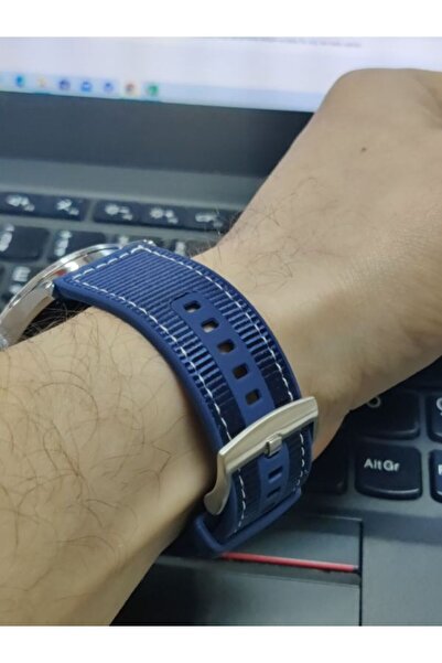 PSGT Watch Uyumlu ( 2,3,4,5,6,7,8,9 44-45-49 Mm ) DİKİŞ DESENLİ SİLİKON KORDON