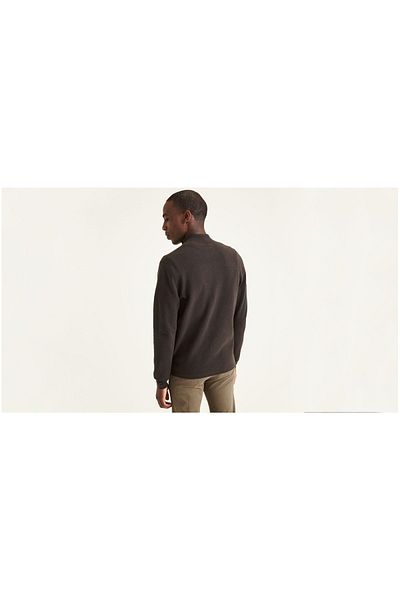 Dockers سترة رجالية ذات ياقة واقفة ذات تصميم قياسي وسحاب محايد A1106-0004