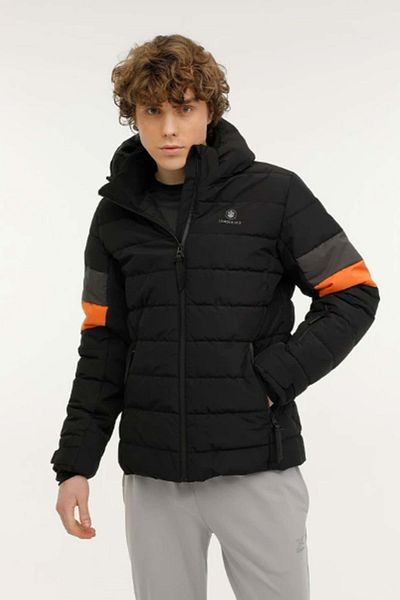 lumberjack ML TALOS 2LE-81 Ανδρικό Μαύρο Παλτό - Μέγεθος L - ST07946