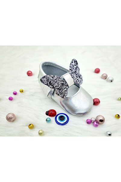 Tiny Silver Hologram Genuine Leather Wrist Dress - Elastic and Soft Wear