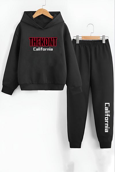 SILATU Thekont Hihello Kids Thick Fabric Tracksuit Set