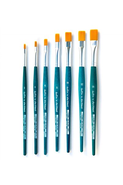 Da Vinci Karin By Sentetik Düz Fırçası Seri 384t5 No:12