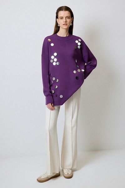 Touché Privé Pul Detailed Knitting Sweater