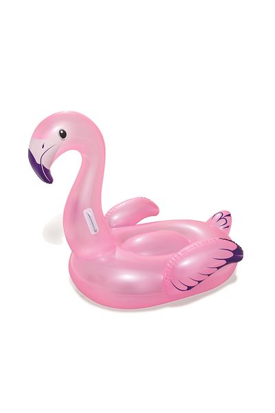 BESTWAY Rider Flamingo 127x127cm | Inflatable Ride On | Inflatable Floater For Kids
