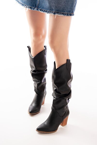 serkanseyyid LS-1884 Чорні жіночі черевики на щодень