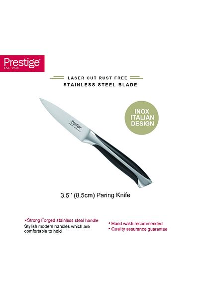 Prestige Ultimate 3.5" (8.5 Cm) PARING KNIFE | Rust Free Stainless Steel Blade - PR57553