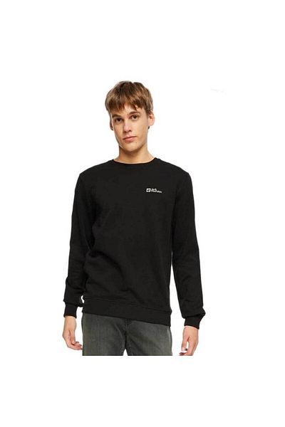 Jack Wolfskin Мъжки суитшърт Mark Sweat в черно Мъжки суитшърт 1000002tr