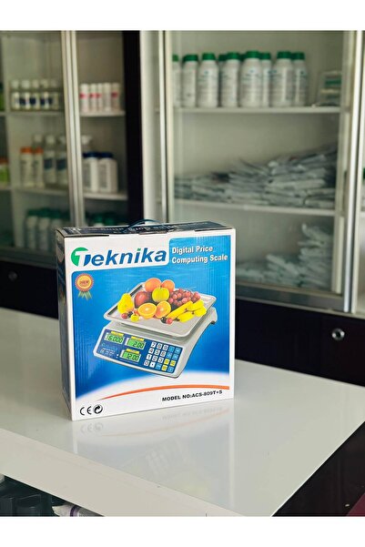 Teknika 40 Kg Terazi Şarjlı ve Dijital Kaliteli Elektronik Bakkal Market Terazisi