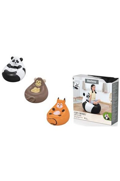 BESTWAY Airchair Cozy Critters 72x72x72centimeters Assorted-(characters and style may vary)