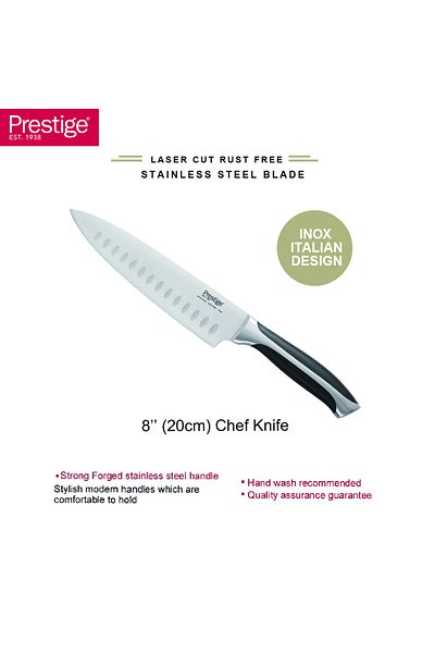 Prestige Ultimate 8" (20 Cm) CHEF KNIFE | Rust Free Stainless Steel Blade - PR57550