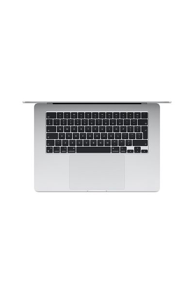 Apple ماك بوك اير 15 بوصة: شريحة Apple M3، وحدة معالجة مركزية 8 أنوية ووحدة معالجة رسومية 10 أنوية، 16 جيجابايت، 512 جيجابايت SSD - فضي
