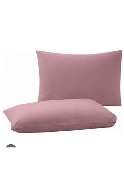 GERCELLA 2 Τεμάχια 50x70 εκ. Dusty Rose Μαξιλάρι - 100% Βαμβακερή Μαξιλαροθήκη