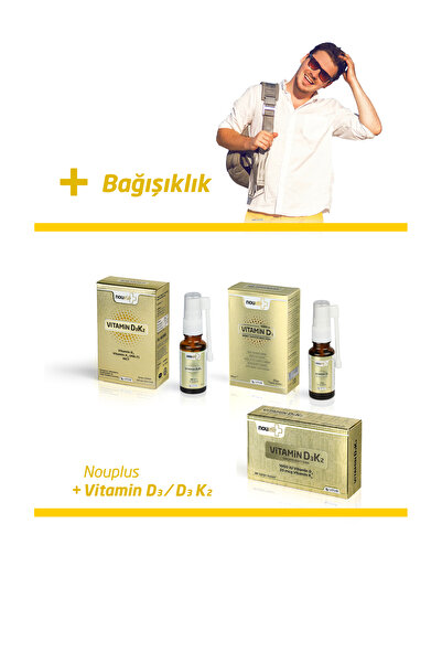 Nouplus Vitamin D3k2 Sprey Damla 20 ml