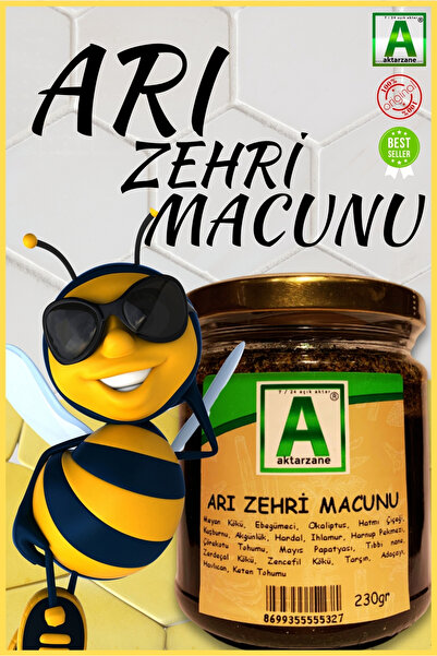 Aktarzane Arı Zehri Macunu Arı Macunu 230gr