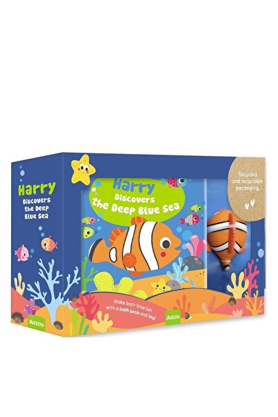 Auzou Books هاري يكتشف البحر الأزرق العميق