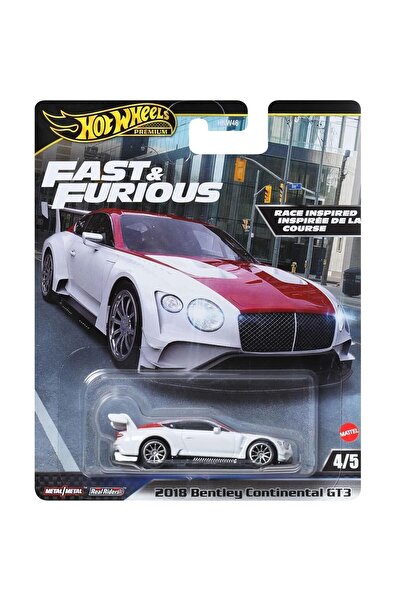 HOT WHEELS Hızlı ve Öfkeli Premium Arabalar 2018 Continental GT3 HVR63