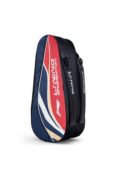 Li-Ning Panther Double Zipper Badminton Kit Bag | Navy/red | Large | Ample Storage