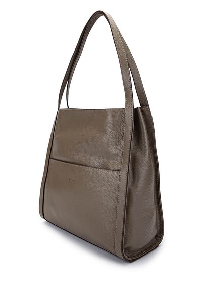 Tamer Tanca Women's Genuine Leather Mink Floater Shoulder Bag