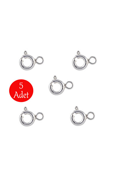 Silveranka 925 Ayar Gümüş 5mm Halka (simit) Kilit