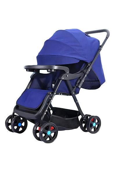 BabyCara Baby Stroller Reversible Handle with a Bag for Babies Accessories 0-3 Years