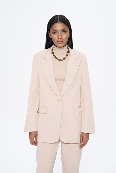 Quzu Jachetă blazer bej