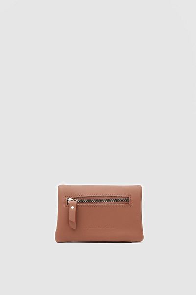 Shule Bags Rodi Zippered Tan Wallet