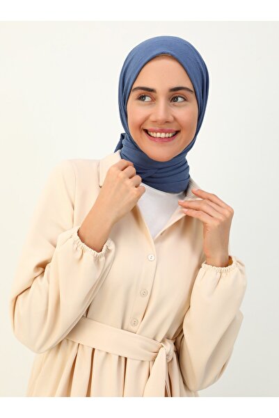 Benin Half Placket Mevlana Cut Hijab Dress - Stone Color - Benin