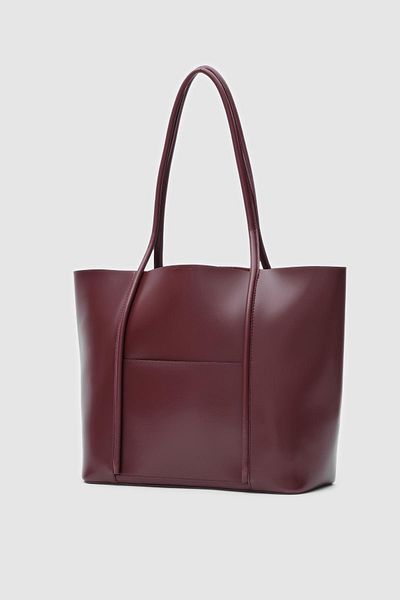 Shule Bags Geantă de umăr Pax Claret Red de mărime mare
