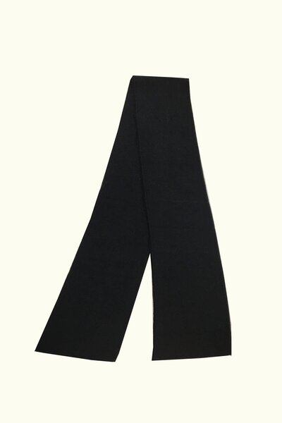 Yiğit Kumaş 3 τεμάχια Μαύρη έτοιμη ζώνη μέσης 125x11 εκ.