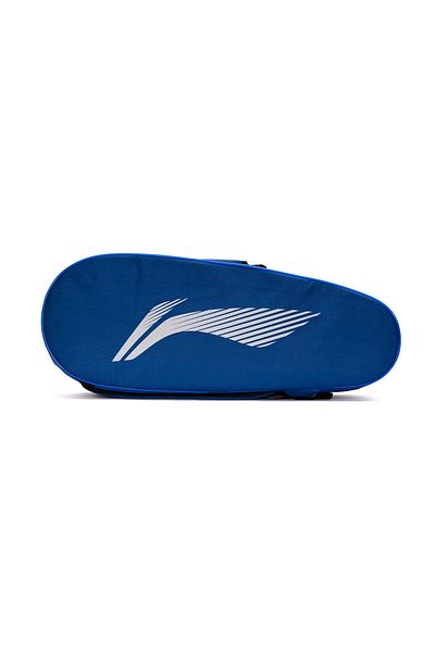 Li-Ning Hot Shot Double Zipper Polyester Badminton Kit Bag (Royal Blue, Navy)