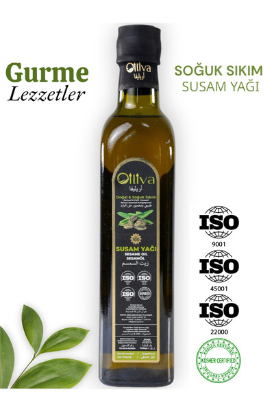 OILIVA GIDA SAN. VE DIŞ TİC. LTD. ŞTİ. %100 Doğal Soğuk Sıkım Susam Yağı 500 ...