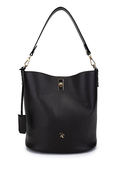 Tamer Tanca Kadın Hakiki Deri Kahverengi Omuz Çanta