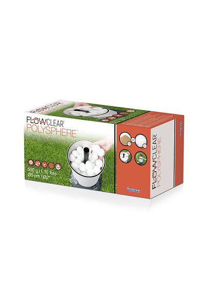 BESTWAY Flow Clear Poly Sphere Pool Filtration Balls | Pool Filter