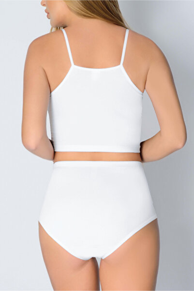 AUW Cotton Ribbed Elasticated Bato Panties 8-Pack