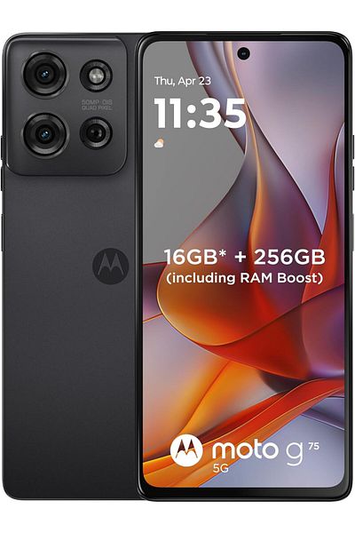Motorola G75 5G (8+256) جيجا بايت رمادي فحمي