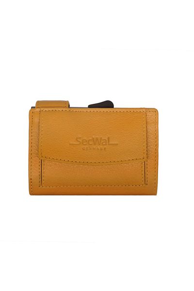 SecWal 2 Kreditkartenetui Geldbörse RFID Leder 9 cm