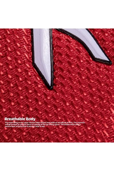 Hundred Court Star Non-marking Professional Badminton Shoes For Men (RED/WHITE, EU 43/UK 9/US 10)