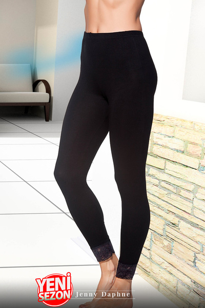 Jenny Daphne Прямі моделі з мереживними деталями, елегантні довгі легінси, ро...