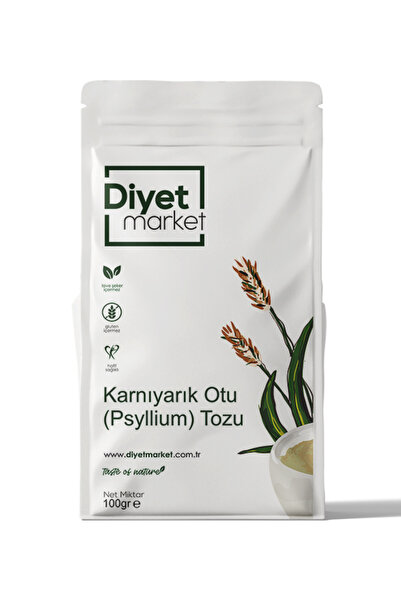 DİYET MARKET Karnıyarık Otu Tohumu Tozu - Psyllium 100g